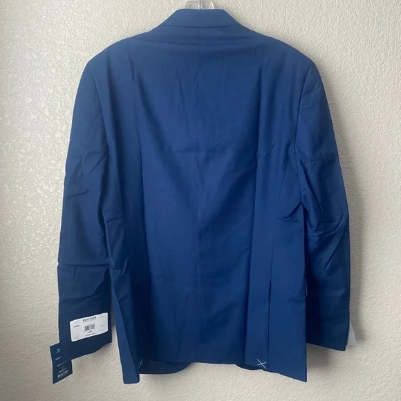 Kenneth Cole Men's Reaction Techni-Cole Ready Flex Suit JacketNavy 40/REG